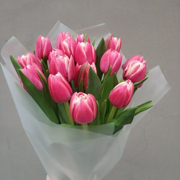 Букет тюльпанов " анюта", артикул F1176961 - 5300 рублей, доставка по городу. Flawery - доставка цветов