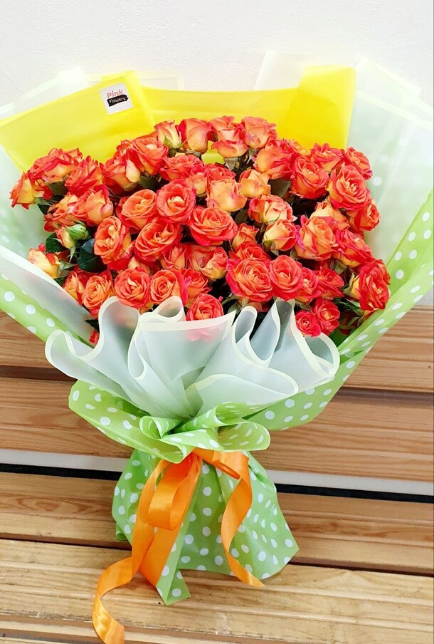 Букет «саммер», артикул F1195067 - 12400 рублей, доставка по городу. Flawery - доставка цветов