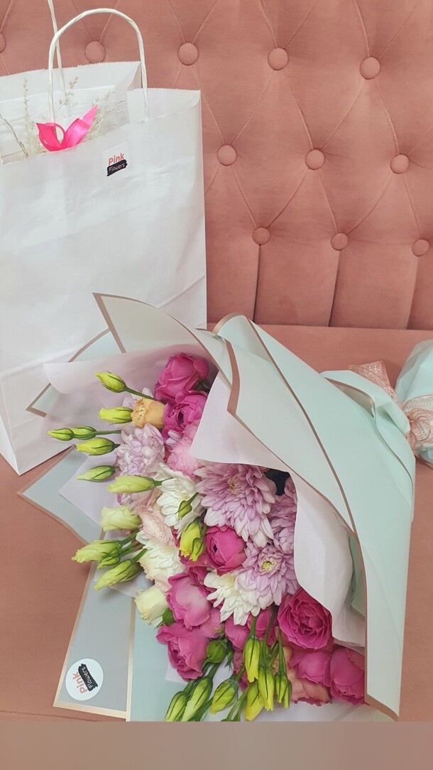 В розовых очках, артикул F1200203 - 4850 рублей, доставка по городу. Flawery - доставка цветов