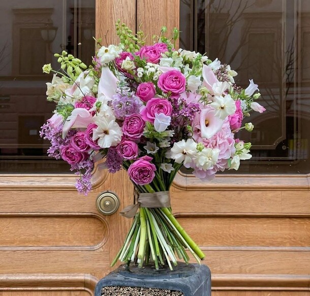 Розовый закат, артикул F1201994 - 11700 рублей, доставка по городу. Flawery - доставка цветов