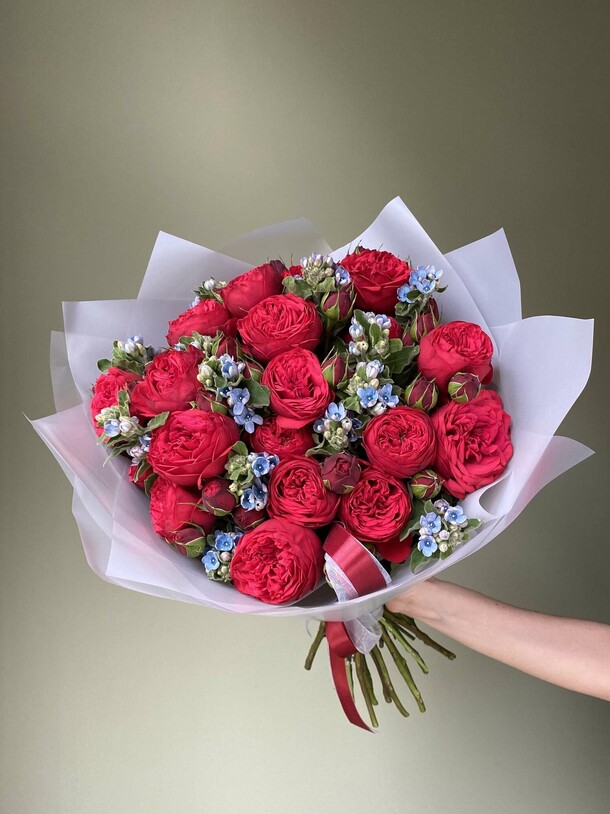 Букет роз «желание», артикул F1206975 - 7300 рублей, доставка по городу. Flawery - доставка цветов