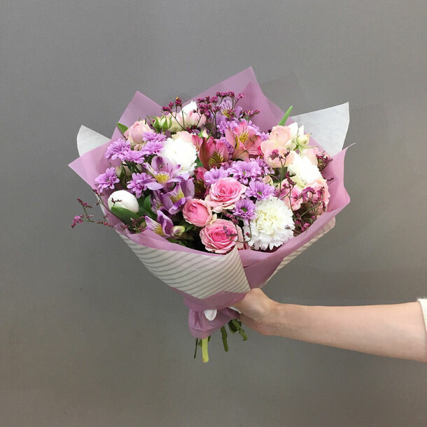 Букет «артемида», артикул F1209662 - 4500 рублей, доставка по городу. Flawery - доставка цветов