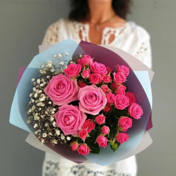 Букет роз, артикул F1215852 - 3801 рублей, доставка по городу. Flawery - доставка цветов