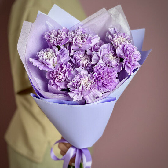 Букет гвоздик «сама нежность», артикул F1217074 - 3300 рублей, доставка по городу. Flawery - доставка цветов