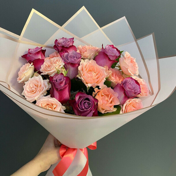 Букет роз, артикул F1238474 - 5900 рублей, доставка по городу. Flawery - доставка цветов