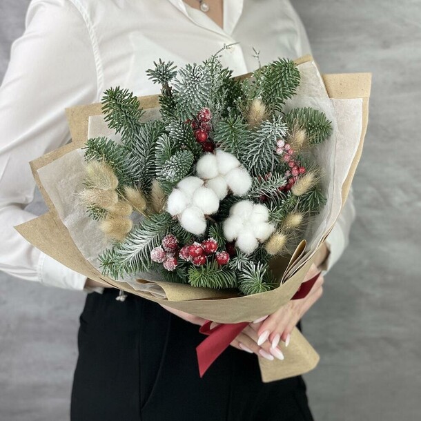 Букет из нобилиса, артикул F1239471 - 3300 рублей, доставка по городу. Flawery - доставка цветов