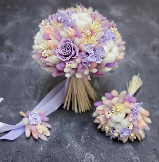 Букет из сухоцветов, артикул F1325383 - 11220 рублей, доставка по городу. Flawery - доставка цветов