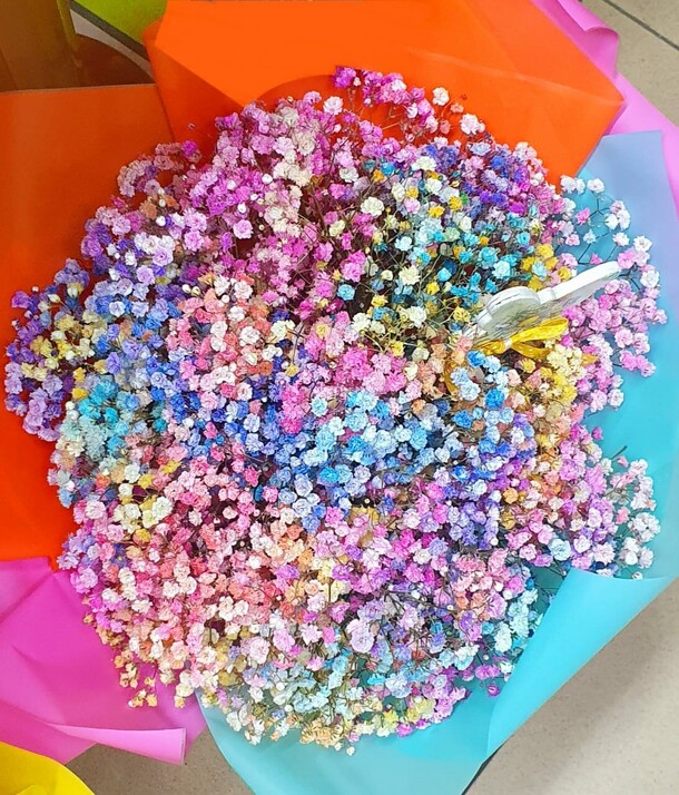 Букет гипсофил, артикул F1339564 - 10209 рублей, доставка по городу. Flawery - доставка цветов