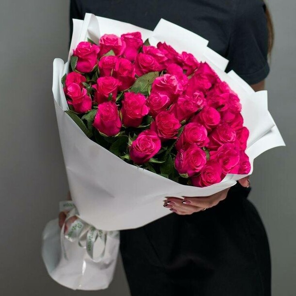 35 роз букет, артикул F1445033 - 5939 рублей, доставка по городу. Flawery - доставка цветов