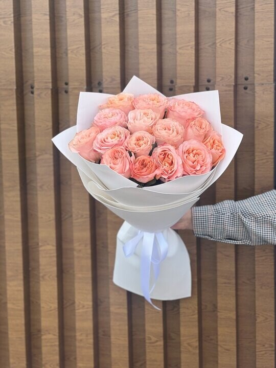 Роза пионовидная букет, артикул F1450645 - 7028 рублей, доставка по городу. Flawery - доставка цветов