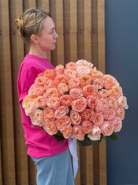 51 пионовидная роза, артикул F1452823 - 23815 рублей, доставка по городу. Flawery - доставка цветов