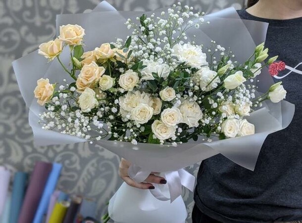 Нежная леди, артикул F108450 - 7500 рублей, доставка по городу. Flawery - доставка цветов