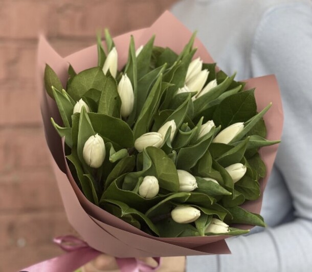 Белоснежный, артикул F1263096 - 5700 рублей, доставка по городу. Flawery - доставка цветов