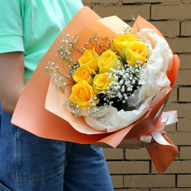 Sunny morning, артикул F89945 - 6255 рублей, доставка по городу. Flawery - доставка цветов