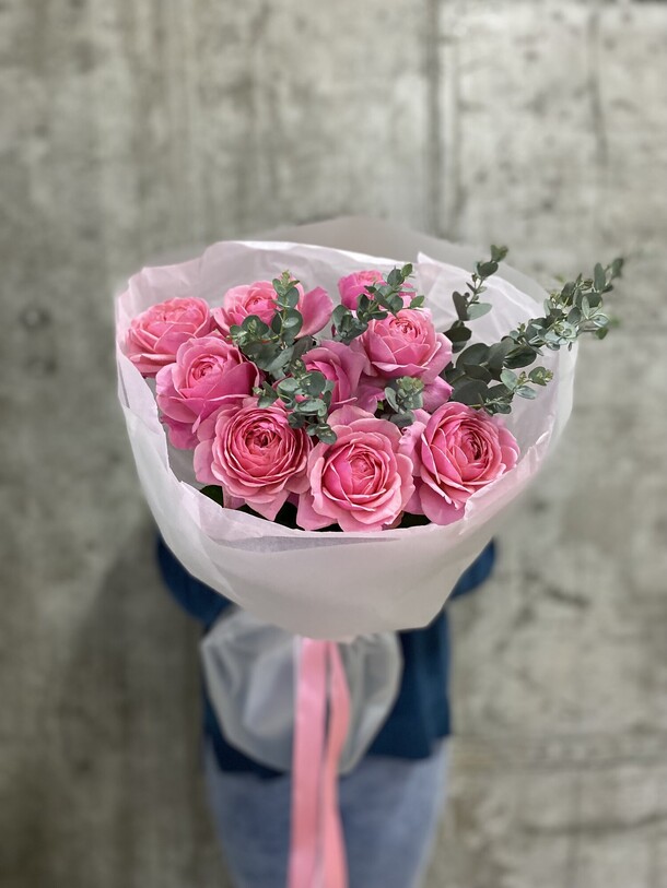 Пионовидные розы, артикул F1345644 - 5900 рублей, доставка по городу. Flawery - доставка цветов