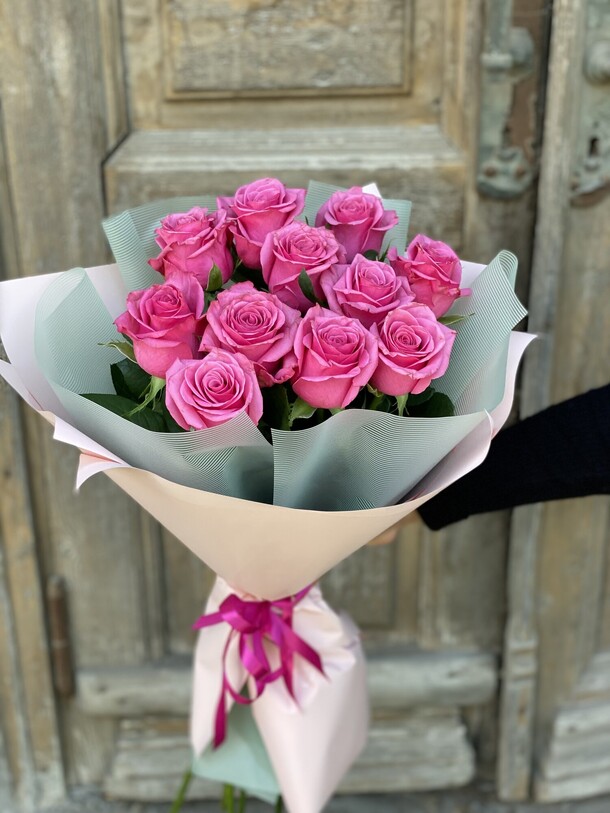 Роза розовая лш, артикул F1089633 - 4100 рублей, доставка по городу. Flawery - доставка цветов