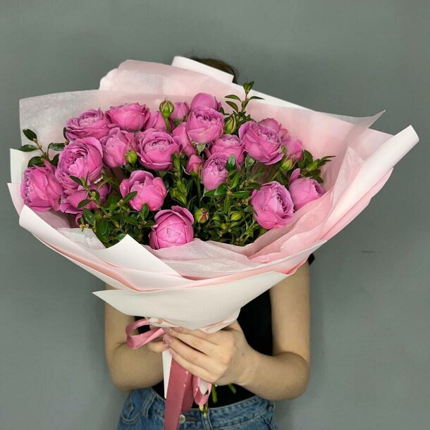 Букет-комплимент мисти баблс х5, артикул F1122538 - 5082 рублей, доставка по городу. Flawery - доставка цветов