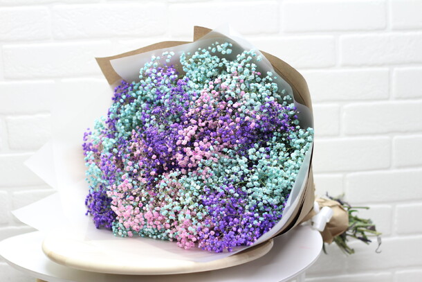 Букет из 25 гипсофилы, артикул F10787 - 8800 рублей, доставка по городу. Flawery - доставка цветов