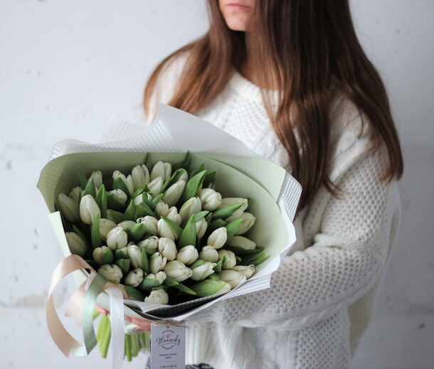 Голландские тюльпаны, артикул F22188 - 11500 рублей, доставка по городу. Flawery - доставка цветов