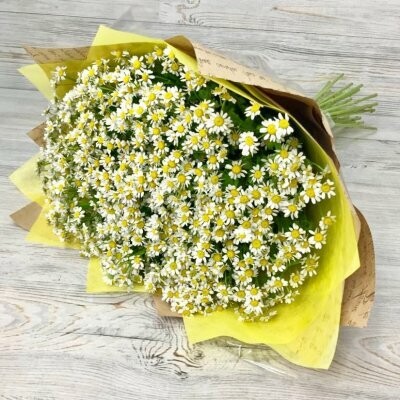 Букет из 25 ромашек, артикул F22530 - 6400 рублей, доставка по городу. Flawery - доставка цветов
