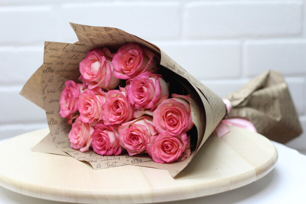 Букет душа моя! из 11 розы🥰, артикул F22042 - 3100 рублей, доставка по городу. Flawery - доставка цветов