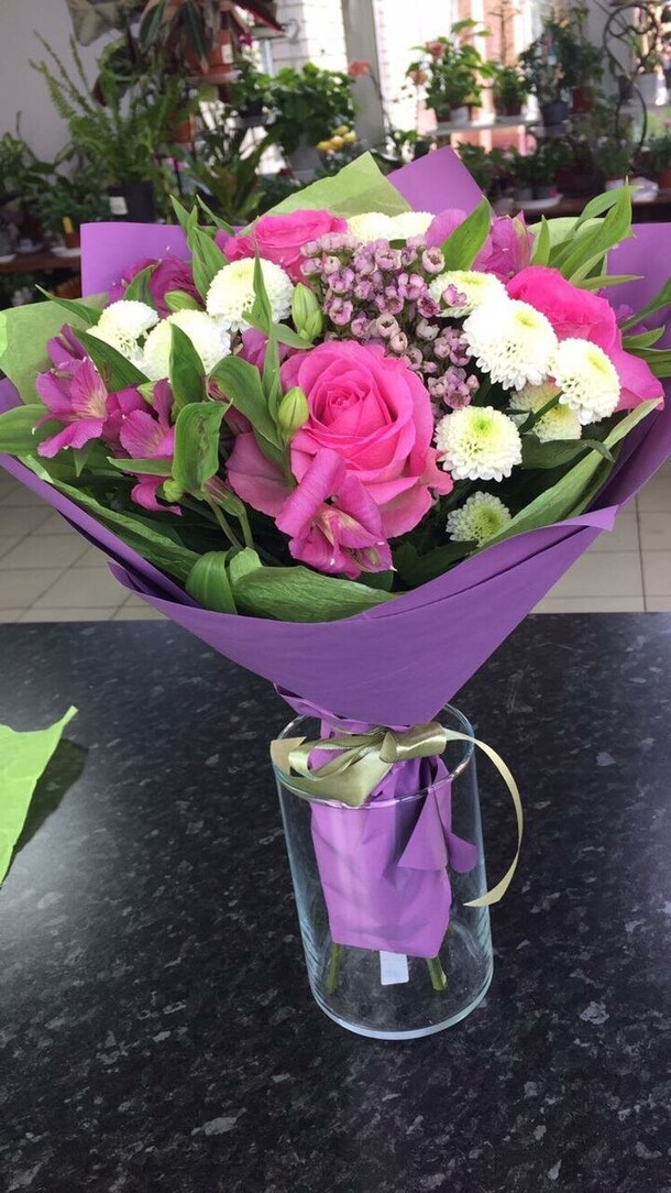 Букет чудесное утро, артикул F1121617 - 5585 рублей, доставка по городу. Flawery - доставка цветов