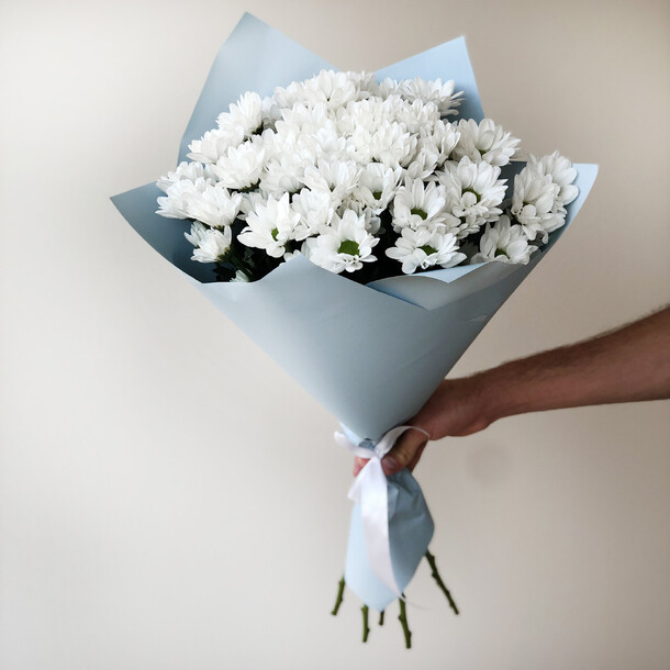 Букет из хризантемы, артикул F1121641 - 3606 рублей, доставка по городу. Flawery - доставка цветов