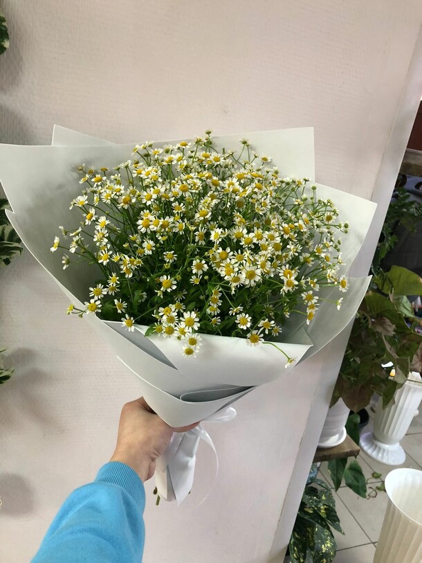 Букет любимых ромашек, артикул F1172584 - 3686 рублей, доставка по городу. Flawery - доставка цветов