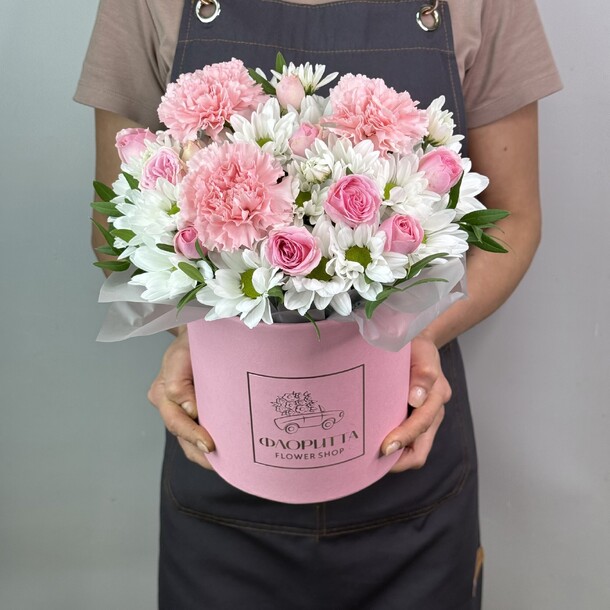 Нежные цветы, артикул F1280809 - 2841 рублей, доставка по городу. Flawery - доставка цветов