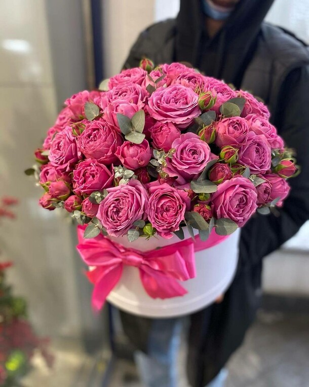 Букет мистибаблс в коробке, артикул F1131890 - 18514 рублей, доставка по городу. Flawery - доставка цветов