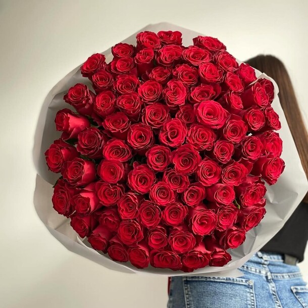Красные розы, артикул F1391253 - 13177 рублей, доставка по городу. Flawery - доставка цветов