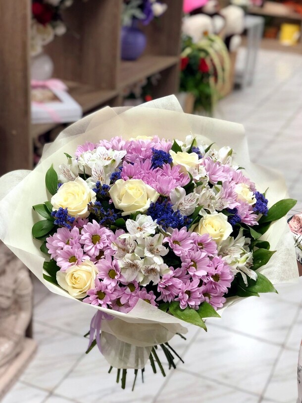 Букет " самой нежной", артикул F44395 - 9800 рублей, доставка по городу. Flawery - доставка цветов