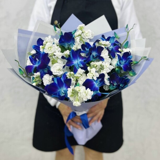 Ароматный космический микс, артикул F1304001 - 4785 рублей, доставка по городу. Flawery - доставка цветов