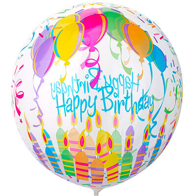 Шар «happy birthday», артикул F1416505 - 650 рублей, доставка по городу. Flawery - доставка цветов
