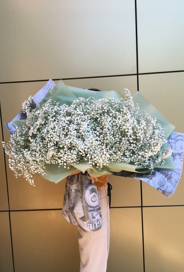 Белая гипсофила🌸, артикул F1077775 - 9020 рублей, доставка по городу. Flawery - доставка цветов