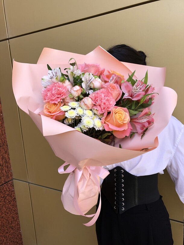 Нежность лета🌸, артикул F1111750 - 4290 рублей, доставка по городу. Flawery - доставка цветов