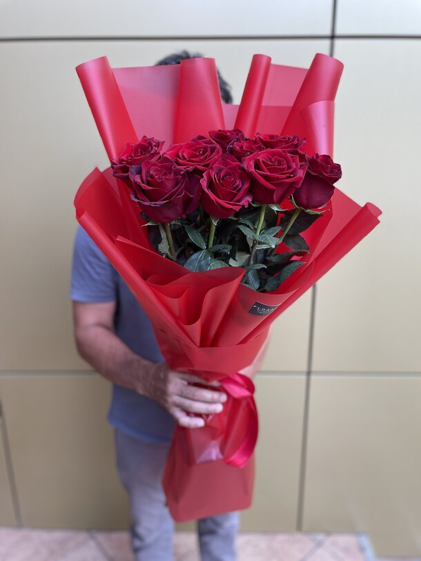 Крупная роза в оформлении🌺, артикул F1204708 - 4950 рублей, доставка по городу. Flawery - доставка цветов