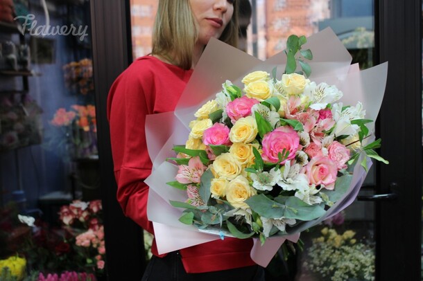 Ветер перемен🌸, артикул F30422 - 4070 рублей, доставка по городу. Flawery - доставка цветов