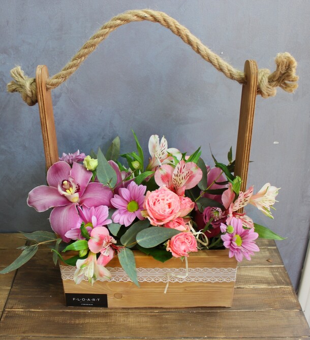 Счастливый сад🌸, артикул F33841 - 3100 рублей, доставка по городу. Flawery - доставка цветов