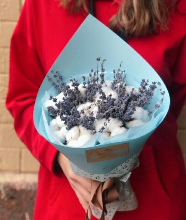 Ароматный хлопок и лаванда🌸, артикул F45532 - 2860 рублей, доставка по городу. Flawery - доставка цветов