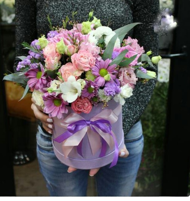 Лавандовая композиция🌸, артикул F50720 - 3520 рублей, доставка по городу. Flawery - доставка цветов