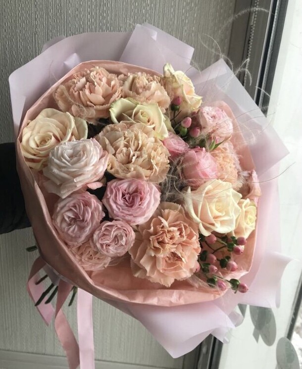 Букет нежный, артикул F1162872 - 5000 рублей, доставка по городу. Flawery - доставка цветов