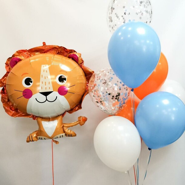 Сет шаров "моему котёнку", артикул F1111244 - 2750 рублей, доставка по городу. Flawery - доставка цветов