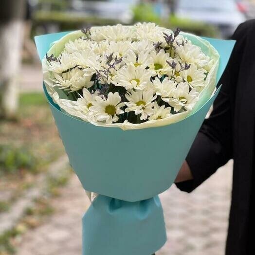 Букет кустовых хризантем, артикул F1165173 - 2500 рублей, доставка по городу. Flawery - доставка цветов