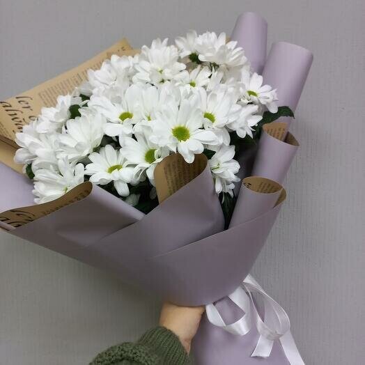 Хризантемы, артикул F1165186 - 3100 рублей, доставка по городу. Flawery - доставка цветов