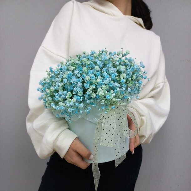 Гипсофила в коробке, артикул F1178344 - 2650 рублей, доставка по городу. Flawery - доставка цветов