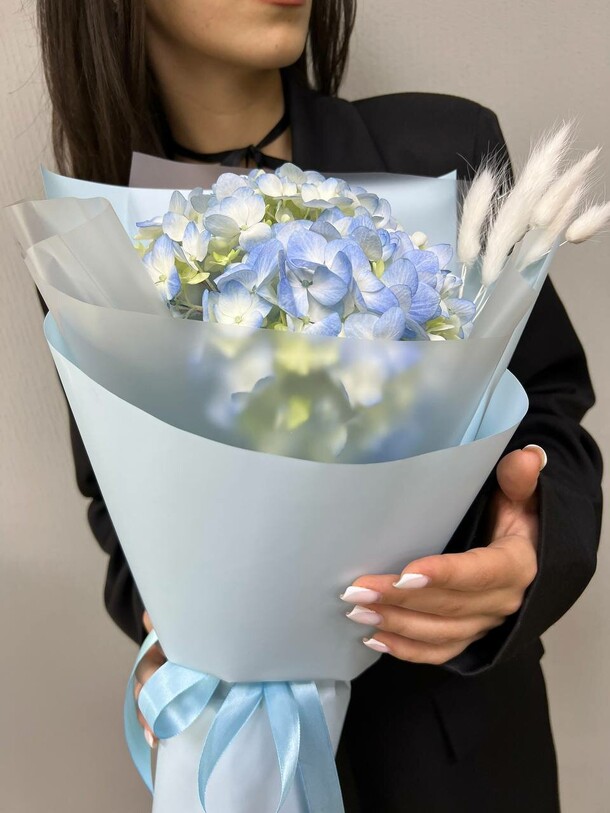 Комплимент из гортензии, артикул F1241859 - 1700 рублей, доставка по городу. Flawery - доставка цветов