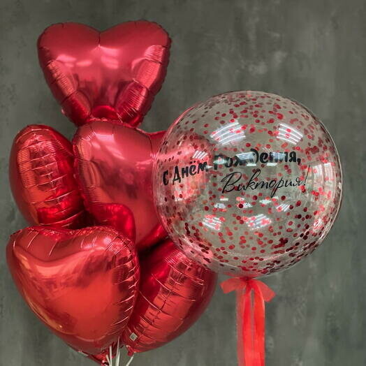 Композиция из шаров, артикул F1377321 - 4800 рублей, доставка по городу. Flawery - доставка цветов