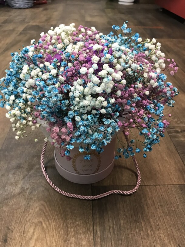 Гипсофила в коробке, артикул F1118202 - 5445 рублей, доставка по городу. Flawery - доставка цветов