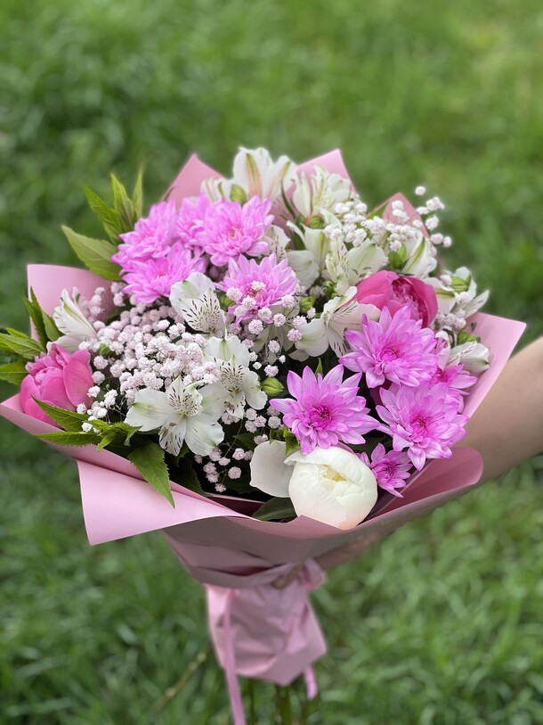 Букет нежность, артикул F1119229 - 8250 рублей, доставка по городу. Flawery - доставка цветов